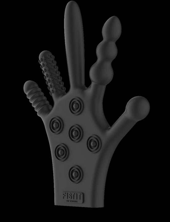 Actual product image Shots Silicone Stimulation Glove