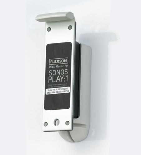 Actual product image Flexson Wall mount for Sonos One and Play:1 (1 pcs., Wall installation, Pivoting, Rotatable, Tiltable)