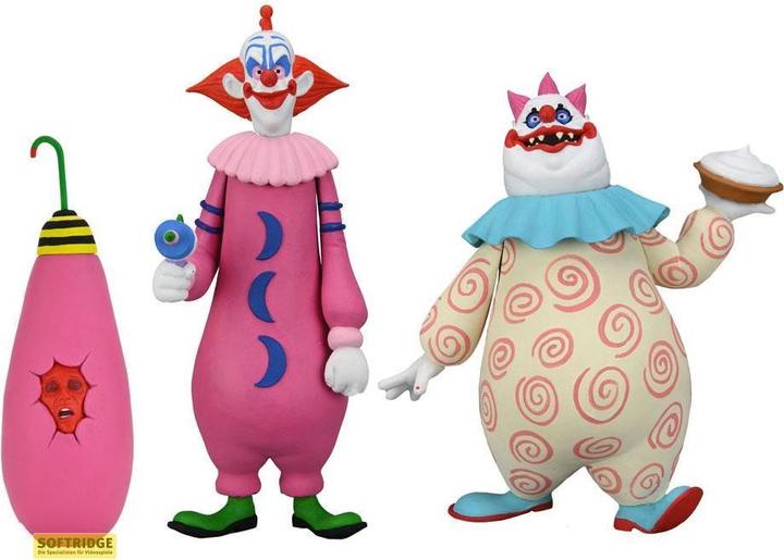 Image du produit Neca Killer Klowns from Outer Space pack 2 figurines Toony Terrors Slim & Chubby 15 cm