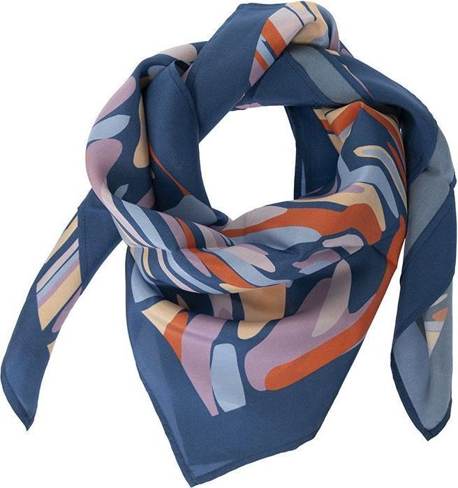 Image du produit Changemaker Seidenfoulard Fluid Confetti 100%Seide 90x90cm blau/rot/lila