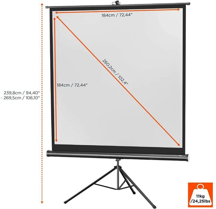 Produktbild Celexon Leinwand (72.44", 1:1)
