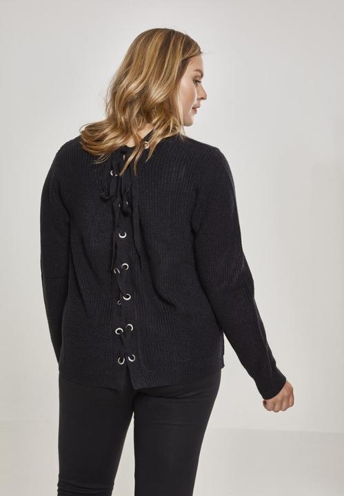 Actual product image Urban Classics Ladies Back Lace Up Sweater (4XL)