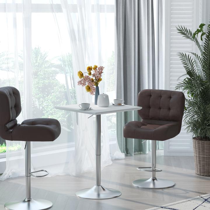 Produktbild Homcom Bistrotisch höhenverstellbar (60 x 60 x 92 cm)