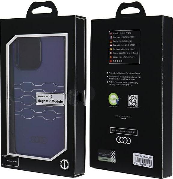 Actual product image Audi IML MagSafe case for iPhone 14 Pro Max - blue (Apple iPhone 14 Pro Max)