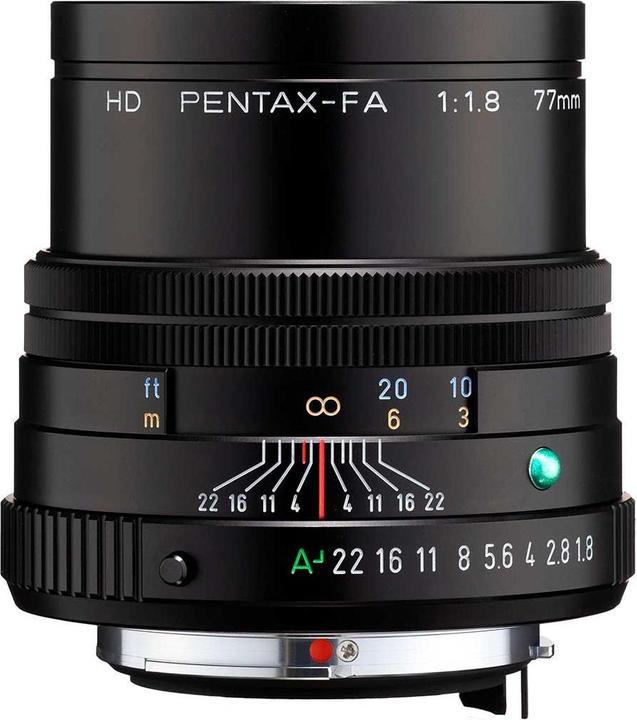 Pentax HD FA 77mm/ 1.8 Limited black (Pentax K, full size)