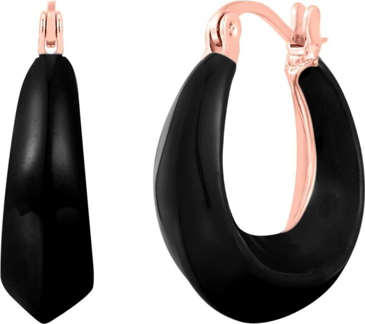 Actual product image Yokoamii Ladies hoop earrings - 36064 (Brass)