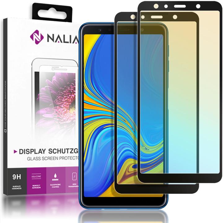 Produktbild Nalia (2-Pack) Schutzglas (2 Stück, Samsung Galaxy A7 (2018))