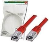 Produktbild Digitus CAT5e SF-UTP Patchk.,0,5m,Rot (SF/UTP, CAT5e, 0.50 m)