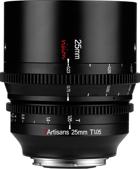 7artisans Vaste brandpuntsafstand 25 mm T1.05 (Fujifilm X, APS-C / DX)