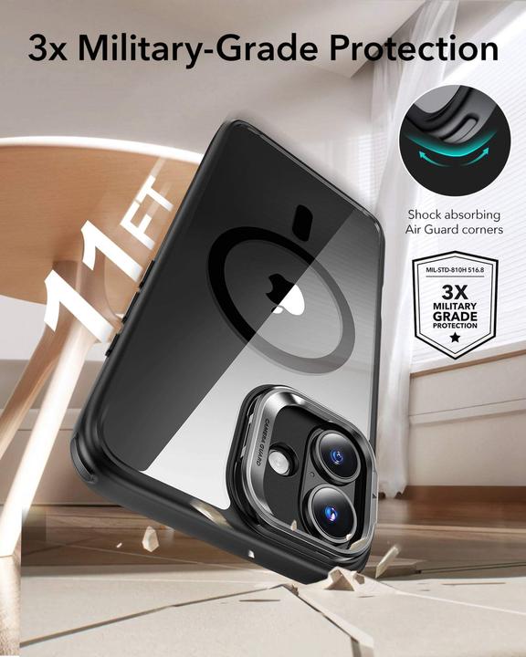 Image du produit ESR Classic Hybrid HaloLock Case avec Stash Stand (Apple iPhone 16)