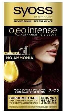 Image du produit Syoss Oleo Intense 3-22 Warm Dark Bordeaux (Bordeaux foncé chaud)