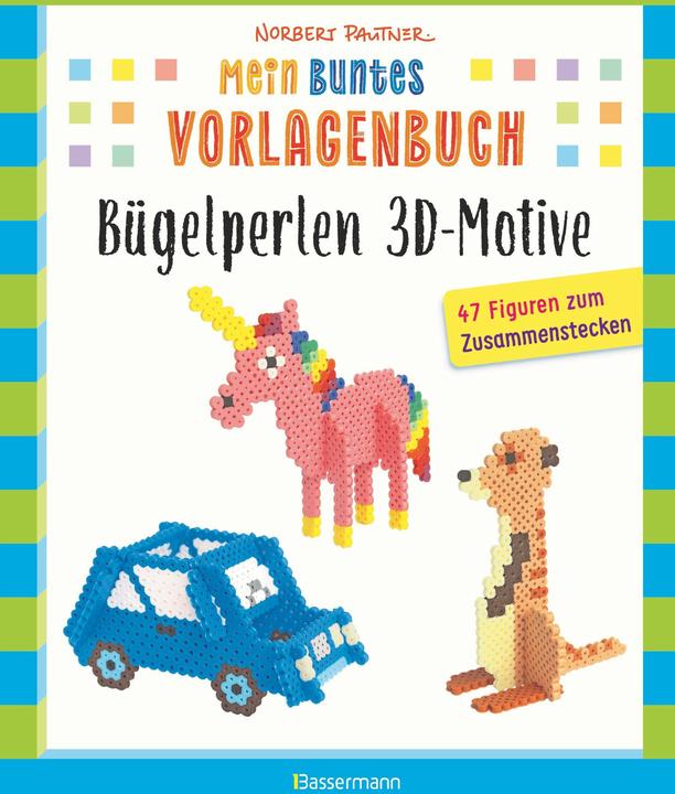 Produktbild Mein buntes Vorlagenbuch Bügelperlen 3D-Motive