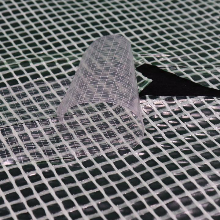 Actual product image Aquagart 6x Reparaturklebeband I Gewächshausfolie Gitterfolie UV beständig 8cm x 15m (80 mm)