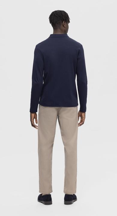 Actual product image Selected Homme Long sleeve polo shirt (XS)
