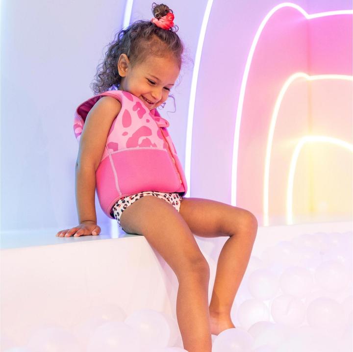 Image du produit Swim Essentials Gilet de sauvetage 4-6 ans Leopard Pink (Taille unique, 18-30 kg)