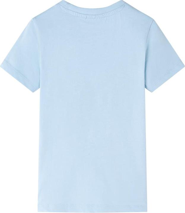 Image du produit VidaXL T-shirt enfant bleu clair 92,Composition : 100 % coton,Couleur (92)