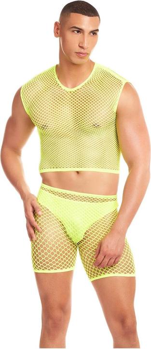 René Rofé Rainbow Party Dessous-Set, Gelb, S/M (S, M)