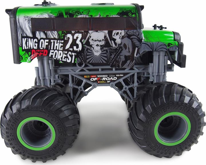 Produktbild Amewi Crazy Schoolbus Elektro Brushed Monster Truck 2WD 1:16 RTR grün