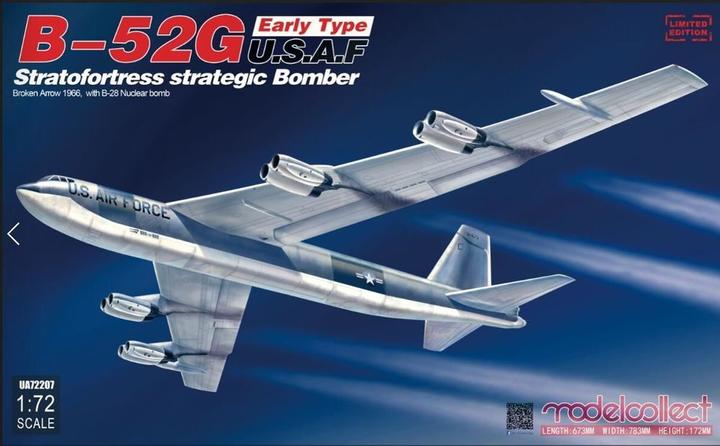 Image du produit Modelcollect B-52G early type U.S.A.F stratofortress strategic bomber Broken Arrow1966 w.B-28