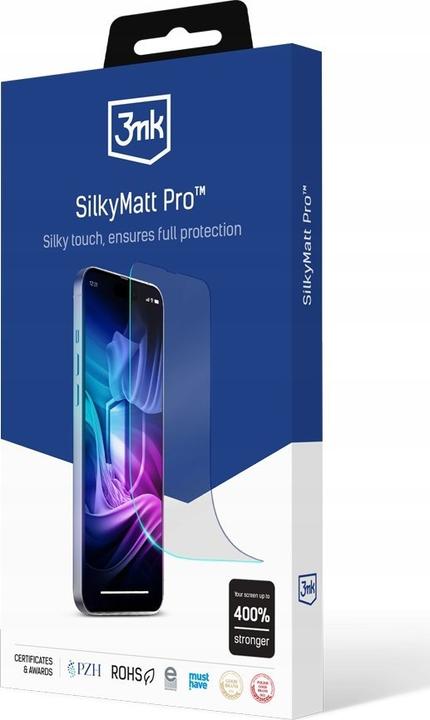 Actual product image 3MK Silky Matt Pro iPhone 16 Pro Max Matowa folia ochronna (1 Piece, Apple iPhone 16 Pro Max)