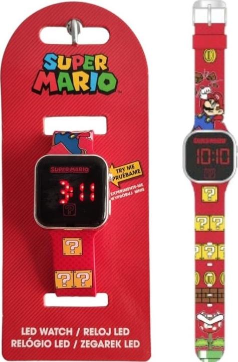 Actual product image Disney Mario LED Watch GSM4107