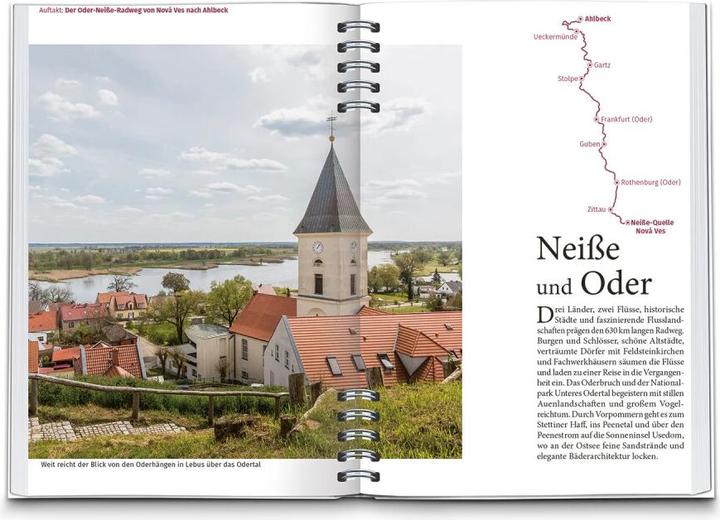 Produktbild RadReiseFührer Oder-Neisse Radweg (Deutsch, Raphaela Moczynski, 2022)