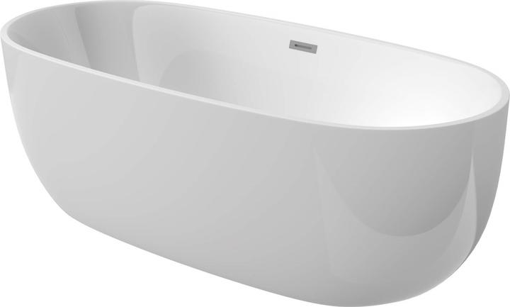 Productafbeelding Deante Ovaal vrijstaand acryl bad - 150 cm (150 cm)