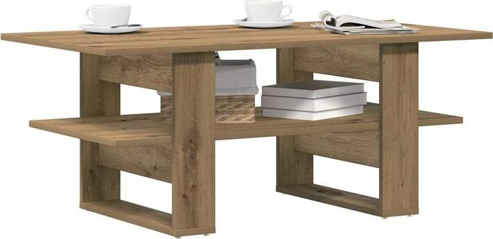 Produktbild VidaXL Couchtisch Artisan-Eiche 102x55x42 cm Holzwerkstoff (102 x 55 x 42 cm)
