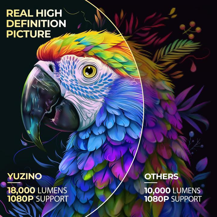 Immagine prodotto Yuzino 4K Mini Beamer (Full HD, 18000 lm)