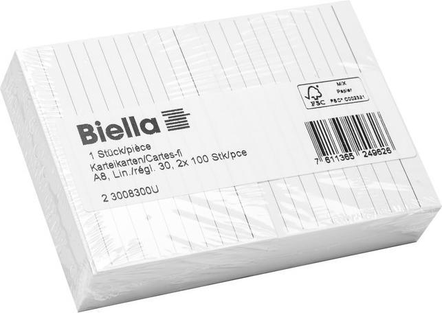 Produktbild Biella Liniert (A8, 200 g/m², 200 x)