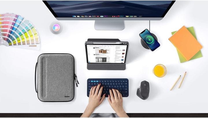 Produktbild tomtoc Smart A06 (9.7-11") Tablet Case (Microsoft Surface Go, iPad Air, iPad Pro 10.5 2017 (1. Gen), iPad Pro 11 2018 (1. Gen), iPad Pro 11 2020 (2. Gen), iPad Air 2020 (4. Gen), iPad Air 2022 (5. Gen))