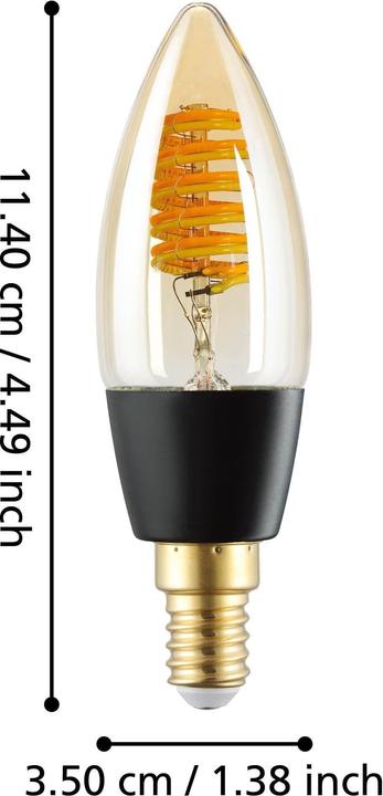 Image du produit EGLO Ampoules LED E14 (E14, 4.90 W, 320 lm, 1 x, G)