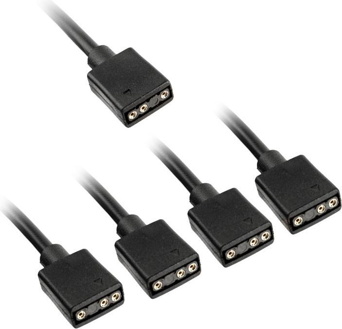 Actual product image Kolink ARGB 1-4 splitter cable - 30 cm