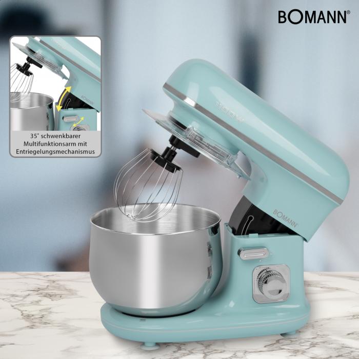 Image du produit Bomann KM 6030 CB Robot de cuisine couleur menthe (1100 W)