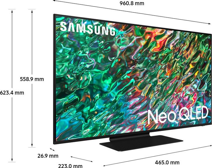 Actual product image Samsung QE43QN90BAT (43", QN90B, QLED, 4K, 2022)