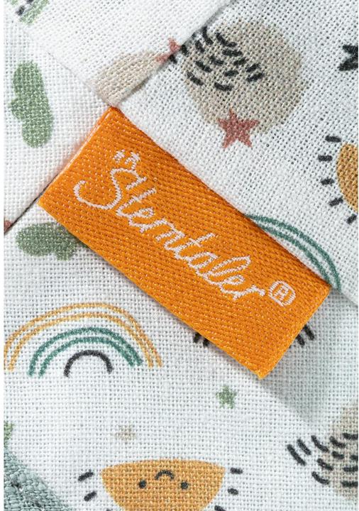 Immagine prodotto Sterntaler Cappello da sole con protezione per il collo verde pietra arcobaleno taglia 47 (47)