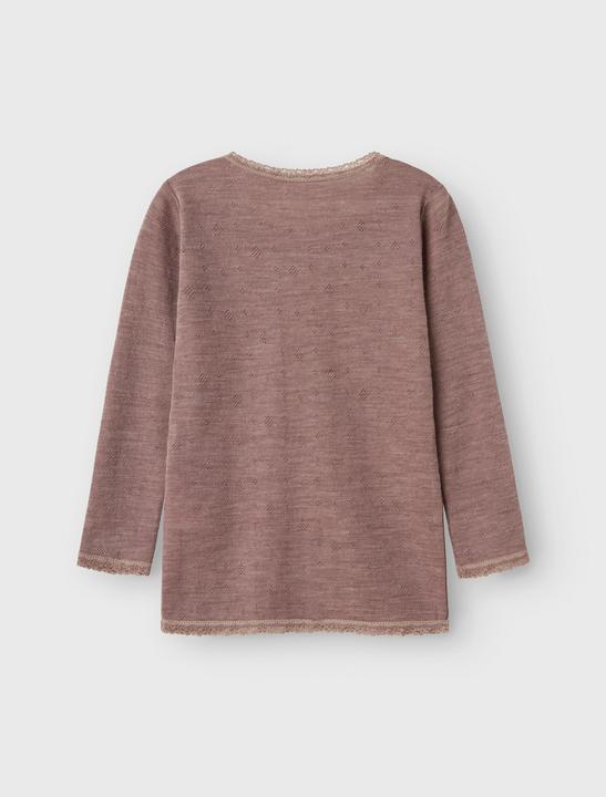 Actual product image Name it Nmfwang Wool Needle Ls Top Solid Noos (92)