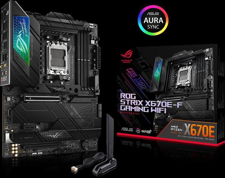 Image du produit ASUS ROG Strix X670E-F Gaming Wifi (AM5, AMD X670E, ATX)