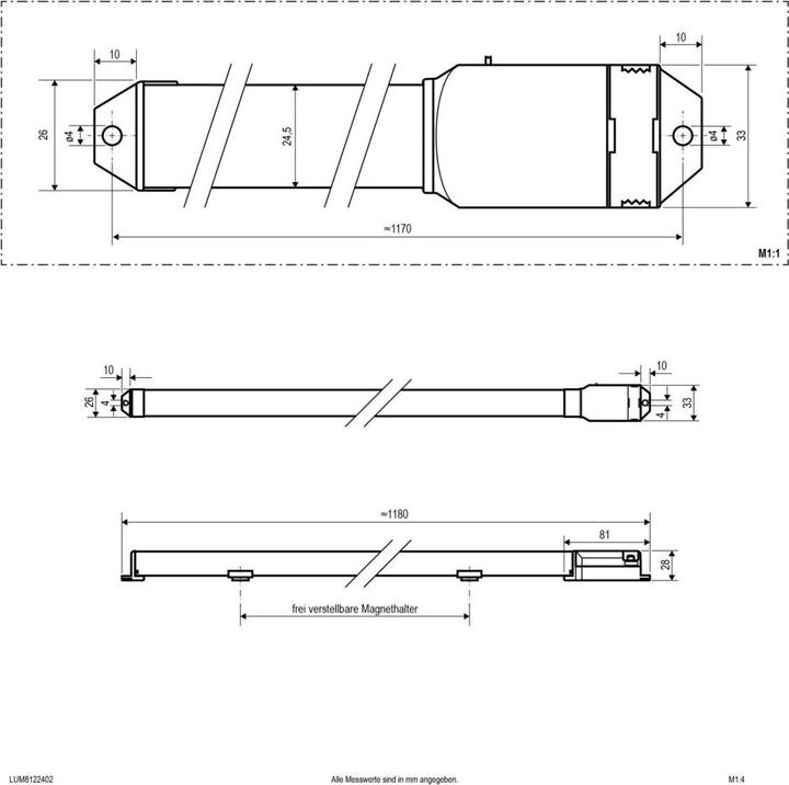 Image du produit EVN Élément d'éclairage à LED LB23 (3060 lm)