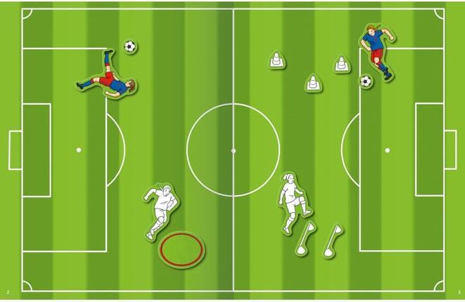 Image du produit Ravensburger Mein Ausmalstickerbuch Fussball - Grand livre avec plus de 300 autocollants, beaucoup d'autocollants