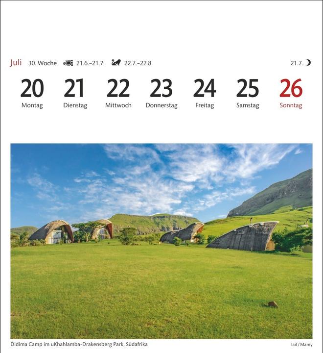 Produktbild Harenberg Traumziele Sehnsuchtskalender 2026 - Wochenkalender mit 53 Postkarten (Deutsch)