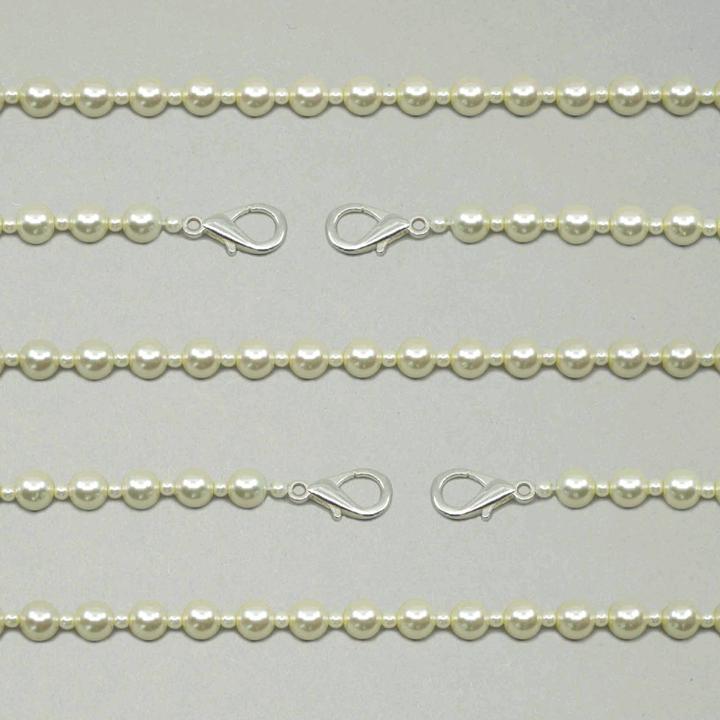 Produktbild Roost Maskenhalter Kunstperlen 1 Stk 301930137 Elfenbein (Maskenhalter)