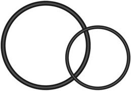 Garmin O-Ringe für Aero-Kombi Lenkerhalterung