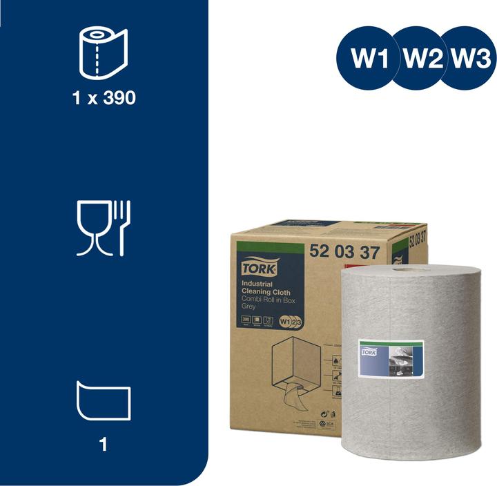 Produktbild Tork Cleaning Cloth Grey 1x390 (1 x)