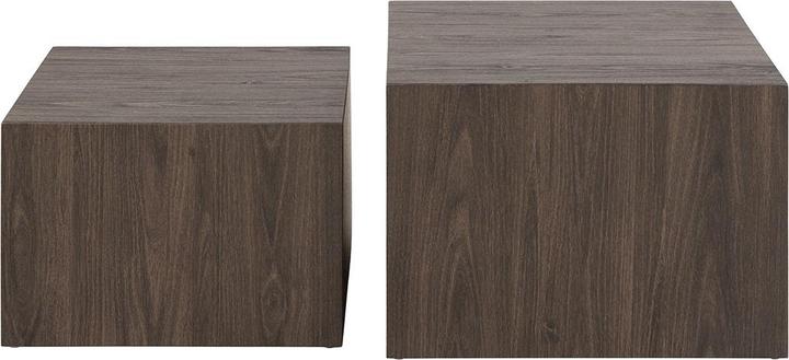 Produktbild AC Design Dice Couchtisch Travertin, raues Papier (58 x 58 x 40 cm)