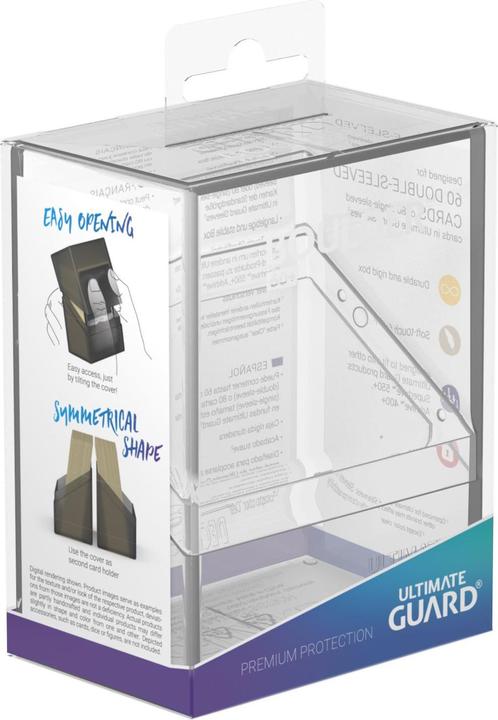 Produktbild Ultimate Guard UGD010887 - Boulder - 60+ Kartenbox, Standard Grösse, Transparent