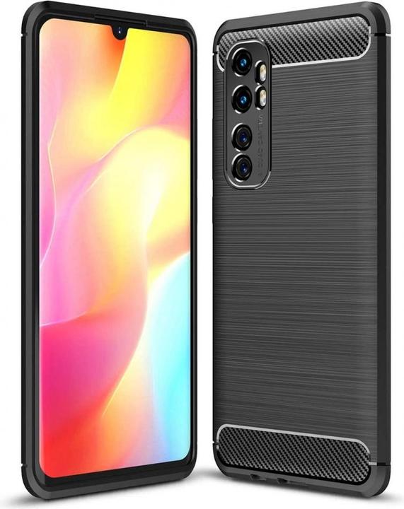 Produktbild Screenguard Xiaomi Mi Note 10 Lite Hülle Carbon Brushed Soft TPU (Xiaomi Mi Note 10 Lite)