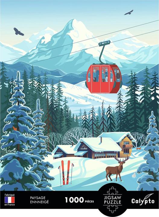 Produktbild Calypto Winterlandschaft 1000 Teile Puzzle (1000 Teile)