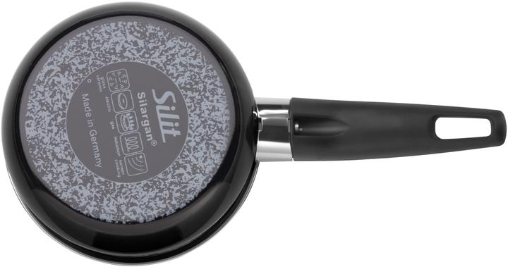 Produktbild Silit Stielkasserolle Topf 16cm Stieltopf 1,3l Modesto Line Silargan (16 cm, Kochtopf, Edelstahl)