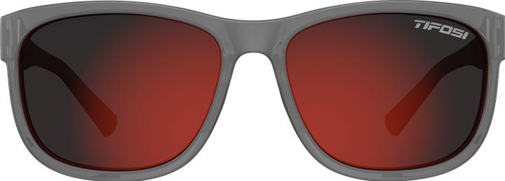 Actual product image MGA Tifosi Swank XL Satin Vapour Glasses (1 lens smoke red 15.4% light transmission) (new)